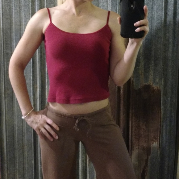 VINTAGE No Excuses Small Ribbed Cami - Picture 1 of 12